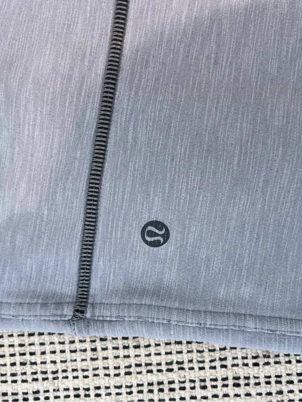 lululemon athletica Gray Jogger Track Pants with Black Drawstring